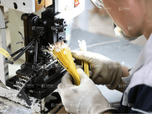 Semi-automatic terminal crimping