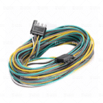 25-4 Pin Flat Trailer Wiring Harness Kit Wishbone Style for Trailer Tail Lights 1