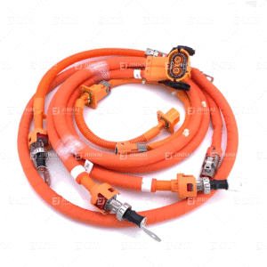 70mm2 Battery Cable Wiring Harness, Power Cable with Braided Mesh, High Voltage Energy Storage Cable, Large Battery New Energy Charging Pile Wire Harness Sc70-6