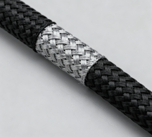 Double-layer braided shielding