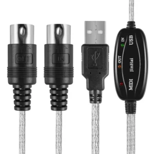 USB To Midi Cable Keyboard Music